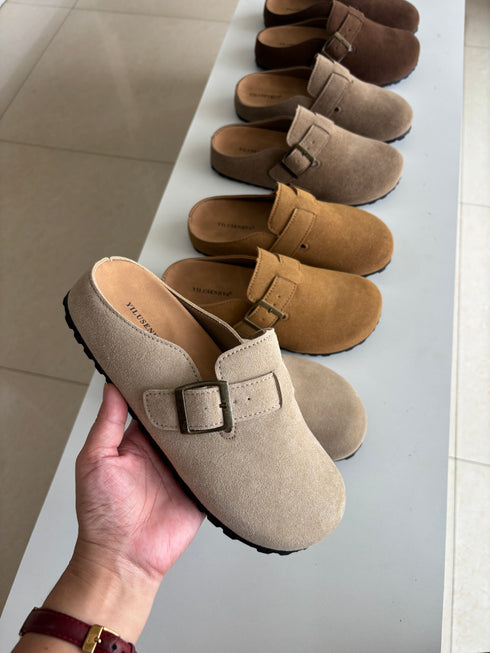Single Belt Slid On Clogs